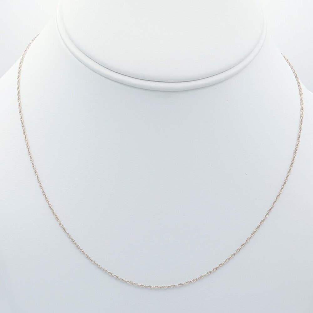 Vintage Italy 925 Sterling Silver Curb Chain Necklace